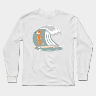 Fox Surfing Long Sleeve T-Shirt